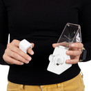 AirPoint Ring - White Wearable Wireless Mouse and Air Gesture Presenter - Mini Bluetooth Mouse and Virtual Laser Pointer - 3D Wireless Ring Mouse for Gamers | White