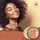 Ashanti Naturals Scented Whipped Shea Butter for Skin | African Body Butter for Women w/Coconut, Almond Oil - Juicy Peach Souffle, 8 oz.