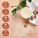 Ashanti Naturals Scented Whipped Shea Butter for Skin | African Body Butter for Women w/Coconut, Almond Oil - Juicy Peach Souffle, 8 oz.