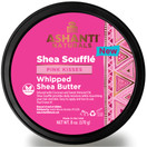 Ashanti Naturals Scented Whipped Shea Butter for Skin | African Body Butter for Women w/Coconut, Almond Oil - Pink Kisses Souffle, 8 oz.