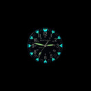 Bertucci A-5s Ballista Illuminated | Black Dial, 334pnc Kryptek Highlander Pantera Camo Webbing Band