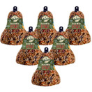 Mr. Bird 6-Pack Bugs, Nuts, & Fruit Wild Bird Seed Bell 12.5 oz.