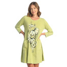 Jess & Jane Mineral Washed Dress w/ Pockets - M102 (Small, Lucy Cactus Green)