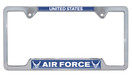 Full-Color US Air Force Open License Plate Frame - AF USA Open