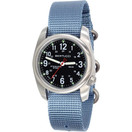 Bertucci A-2s Field - Black Dial, 171 Sea Dog Gray Nylon Band
