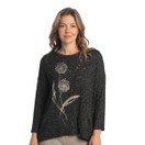 Jess & Jane Sweater Knit Top - GB1 - Small, Dandy Black