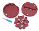Bladesaver Thread Cutter With A Magnetic Case For Rotary Blades By Purple Hobbies (DEEP RED, 45 MM BLADE)