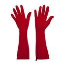 Foxgloves Long Gardening Gloves - Elbow Length, Foxgloves Elle Gloves | Large, Tulip Red
