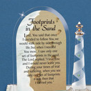 Glass Baron Footprints in the Sand - Figurine