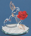 Glass Baron Hummingbird of Love - Real 22Kt Gold