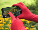Foxglove touch screen eGlove (Small, Tulip Red)