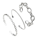 Maya J Harmony Trio Bracelets - Stack of 3 | White