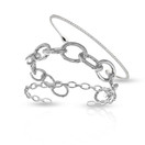 Maya J Harmony Trio Bracelets - Stack of 3 | White