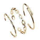 Maya J Harmony Trio Bracelets | Stack of 3 (Yellow)