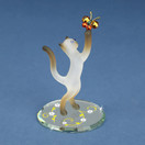 Siamese Cat with Butterfly Figurine