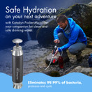 Katadyn Pocket Water Filter for Backpacking - Group Camping and Emergency Preparedness