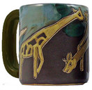 Mara Stoneware Mug - Giraffes - 16 oz