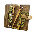Green Tree Jewelry Single Lever Brown Wood Light Switch Plate