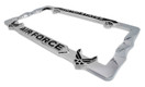 U.S. Air Force Black License Plate Frame