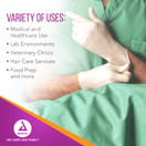 Dynarex Sterile Disposable Latex Surgical Gloves, Powder-Free and Sterile, Packaged in Pairs, Professional Medical and Healthcare Use, Veterinary Clinic, Bisque - Size 6.5, 1 Box of 50 Pairs of Gloves