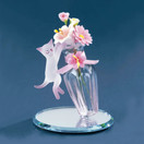 Cat & Vase Figurine