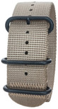 Bertucci DX3 B-116B Defender Khaki/Black Ion 26 mm Nylon Watch Band
