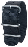 BERTUCCI DX3 B-114 Black 26-mm Nylon Watch Band
