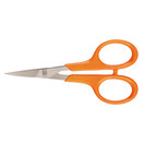 Fiskars Embroidery Curved, Length: 10 cm, For Right- and Left-handed Users, Stainless Steel Blade/Plastic Handles, Orange, Classic, 1005144