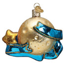 Old World Christmas Ornaments Love You to The Moon and Back Glass Blown Ornaments for Christmas Tree