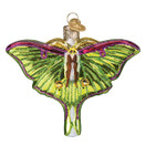 Old World Christmas Luna Moth Glass Blown Ornament for Christmas Tree