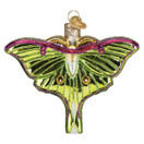 Old World Christmas Luna Moth Glass Blown Ornament for Christmas Tree