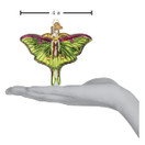 Old World Christmas Luna Moth Glass Blown Ornament for Christmas Tree
