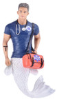 December Diamonds 55-55417 Merman, First Responder Hanging Ornament