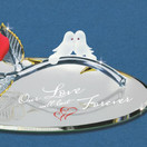"Our Love Red Rose with Doves Figurine