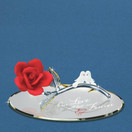 "Our Love Red Rose with Doves Figurine
