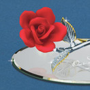 "Our Love Red Rose with Doves Figurine
