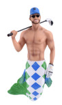 December Diamonds 55-55443 Merman Ornament, Putt Sinker