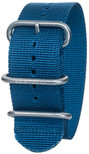 Bertucci DX3 B-110 Mariner Blue 26mm Nylon Watch Band, Blue