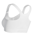 Alice Post Op Bra Compression Front Closure Adjustable Straps - Breast Reduction Augmentation Mastectomy Recovery | Large, White