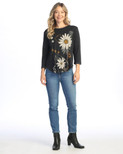 Jess & Jane Mineral Washed Top | M80 (Medium, Love Letter Black)