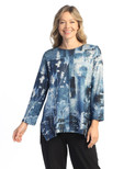 Jess & Jane French Brushed Knit Tunic | FB8 (2X, Mariposa)