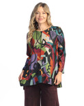 Jess & Jane French Brushed Knit Tunic | FB8 (2X, Ponderosa)