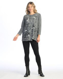 Jess & Jane Mineral Washed Tunic | M101 (Small, Rhythm Charcoal)