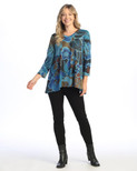 Jess & Jane Slinky-Like Knit Tunic - 2X, Lullaby