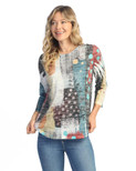 Jess & Jane Burnout Tunic Top, AJ2 (X-Large, Tundra)
