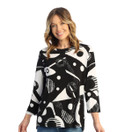 Jess & Jane Soft Drape Knit Hi-Low Tunic Top | Y17 (X-Large, Geonelle)