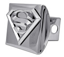 Superman Chrome and Chrome All Metal Hitch Cover | Chrome & Chrome