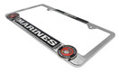 Marines 3D Chrome Metal License Plate Frame