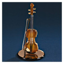 Glass Baron Gold Violin Figurine