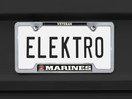 Marines Veteran Open License Plate Frame - VET Open